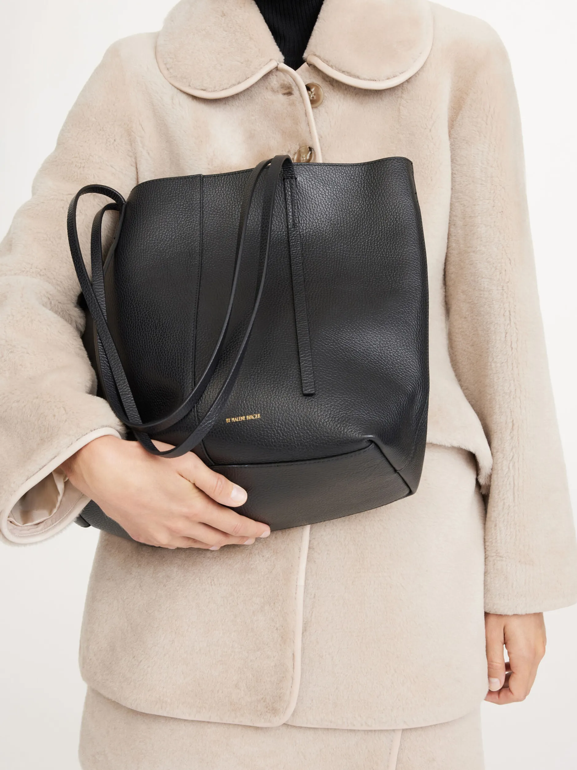 By Malene Birger Abilso Leather Tote Bag^ Bags