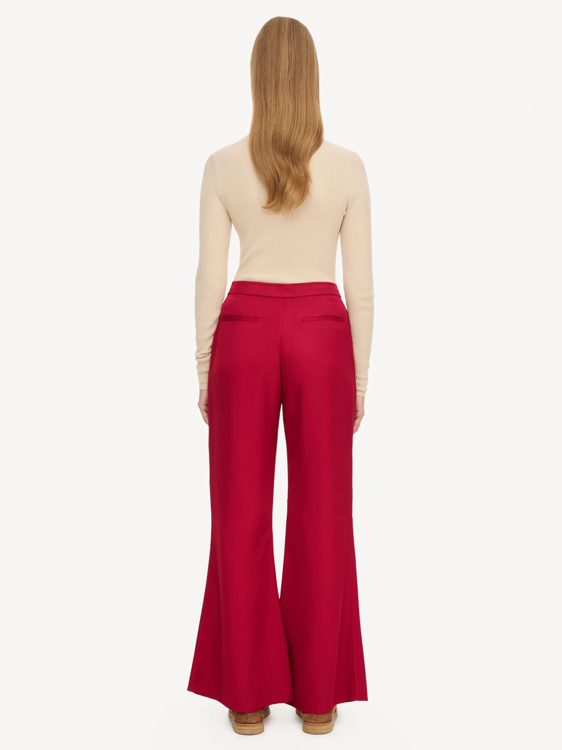 By Malene Birger Amores High-waisted Trousers^ Trousers