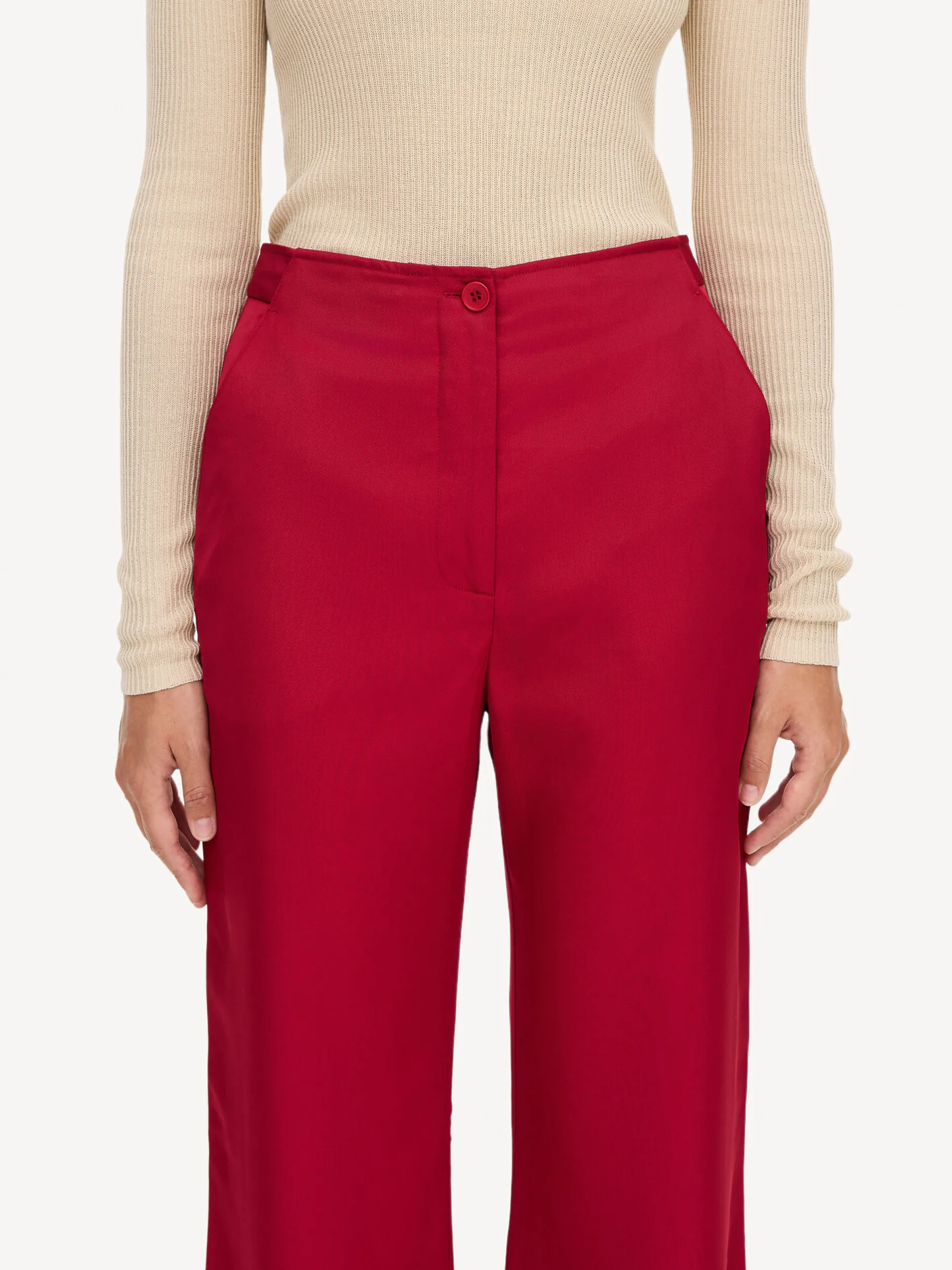 By Malene Birger Amores High-waisted Trousers^ Trousers