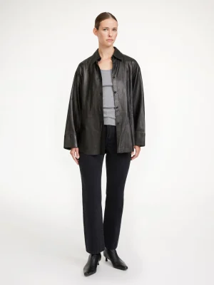 By Malene Birger Barissa Leather Shirt^ Shirts & Blouses