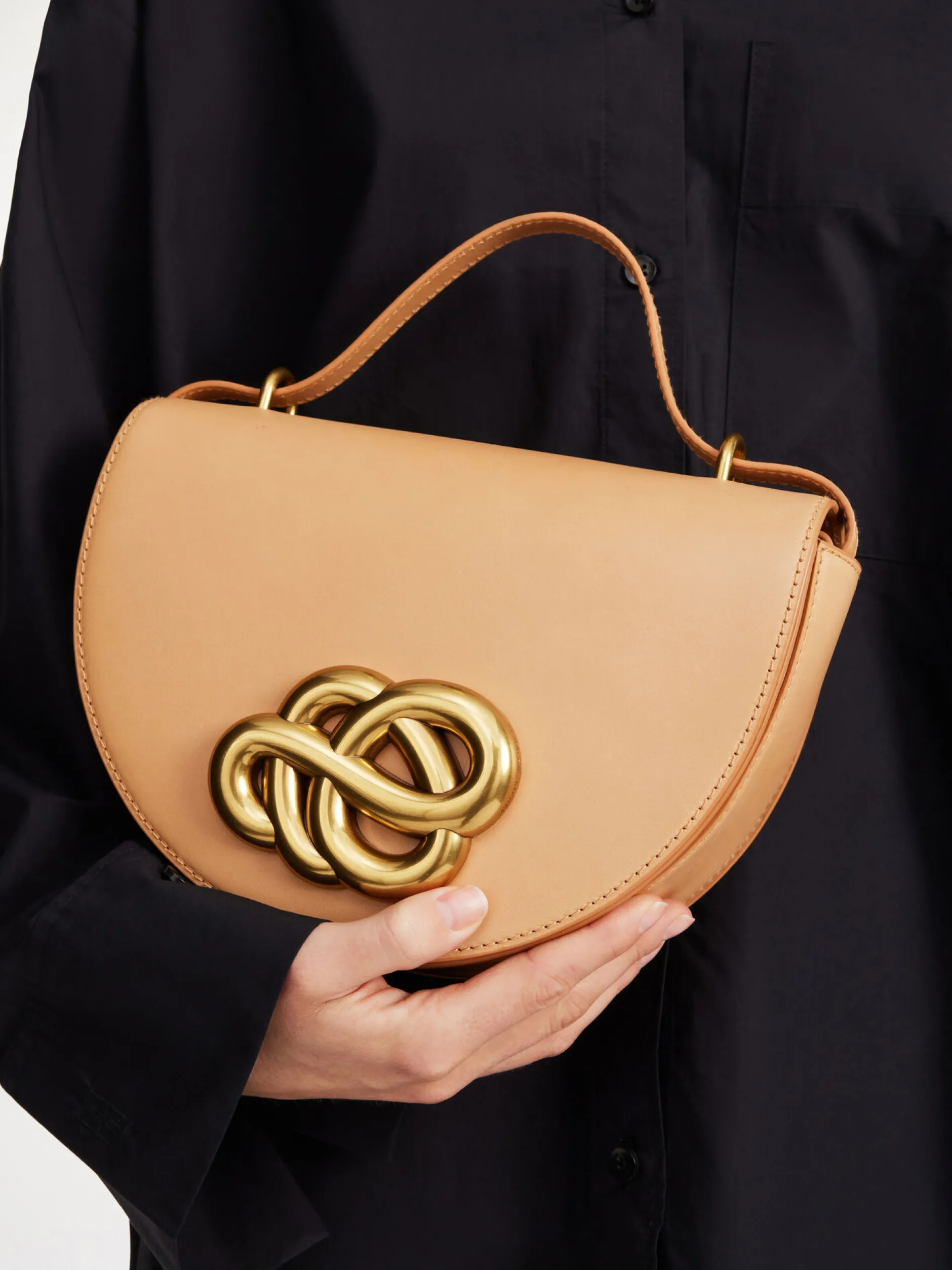 By Malene Birger Cebella Leather Shoulder Bag^ Bags
