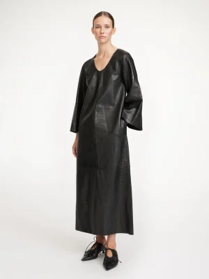 By Malene Birger Cebello Leather Maxi Dress^ Dresses
