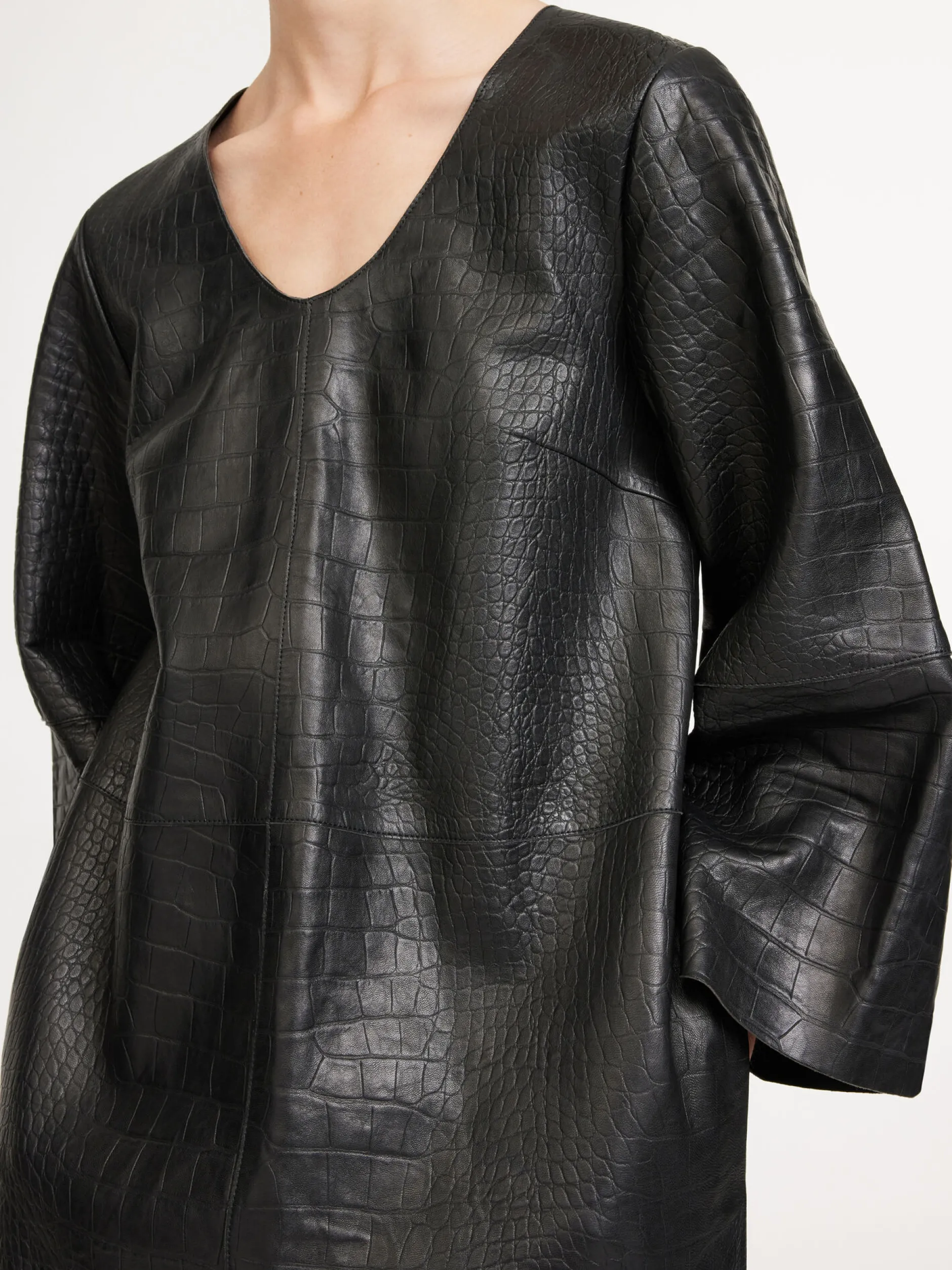 By Malene Birger Cebello Leather Maxi Dress^ Dresses