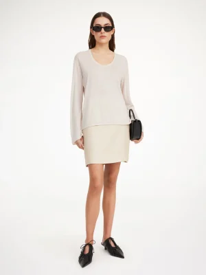 By Malene Birger Chambray Mini Skirt^ Skirts