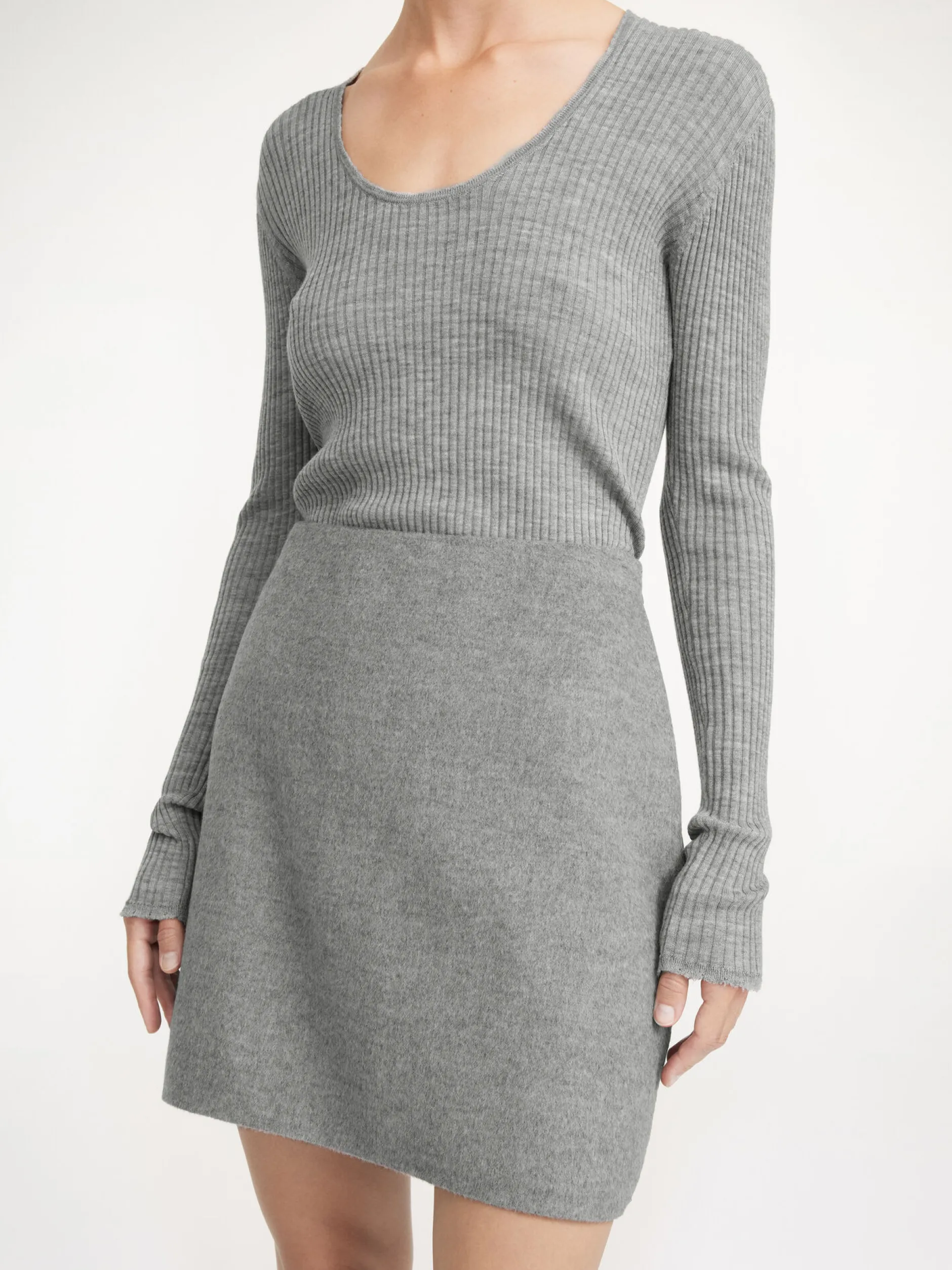 By Malene Birger Chambray Mini Skirt^ Skirts