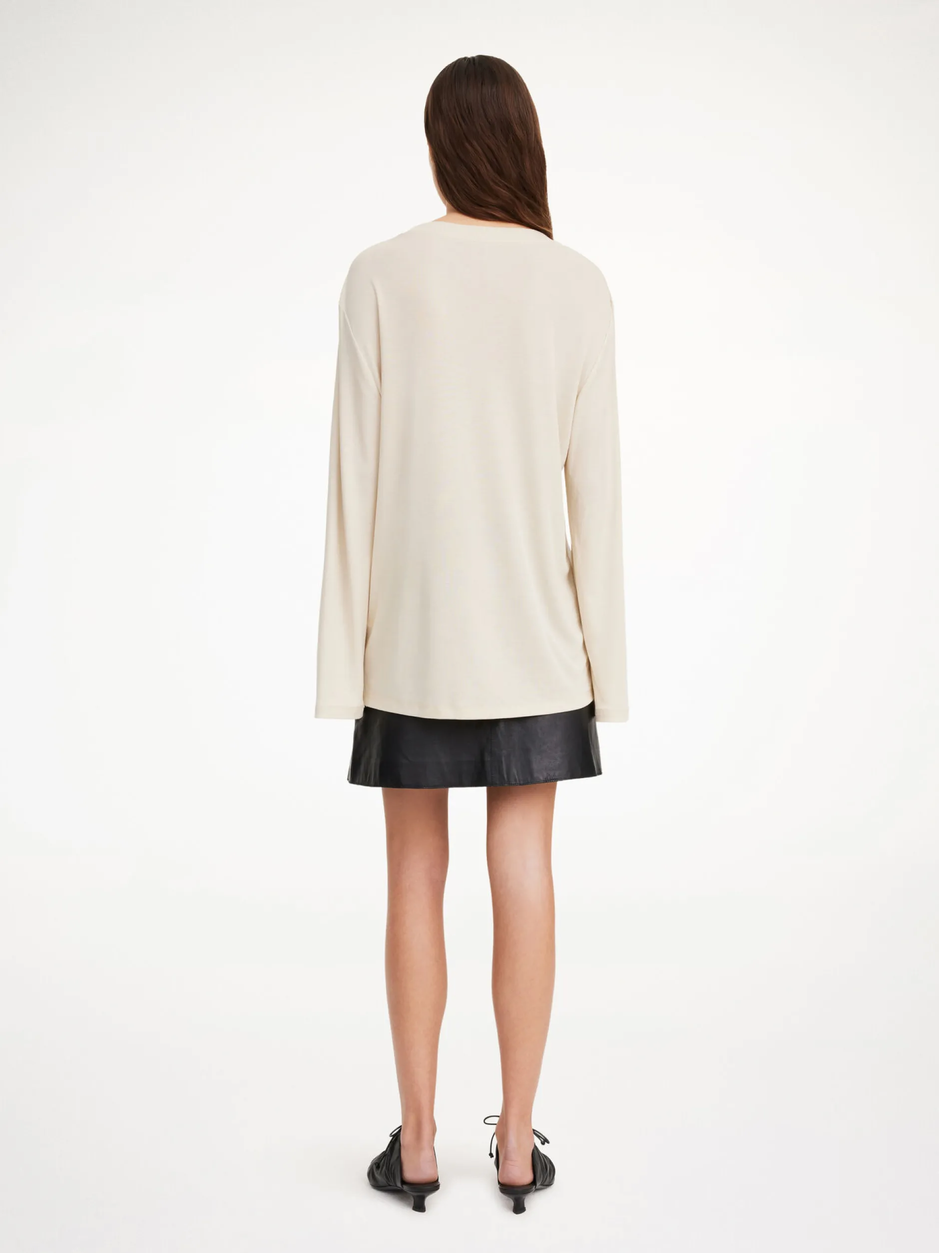 By Malene Birger Coras Leather Mini Skirt^ Skirts