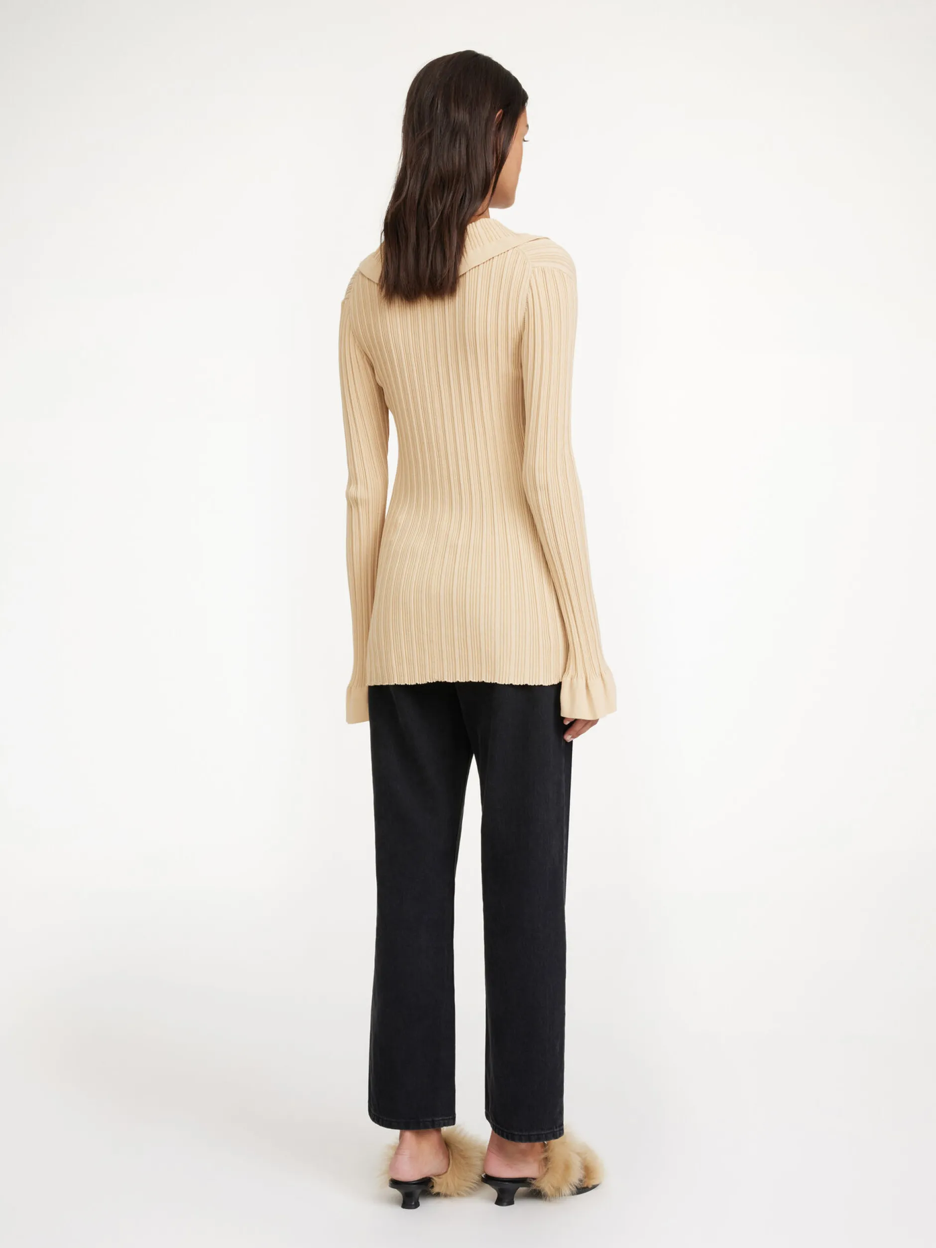 By Malene Birger Devora Rib-knit Cardigan^ Knitwear