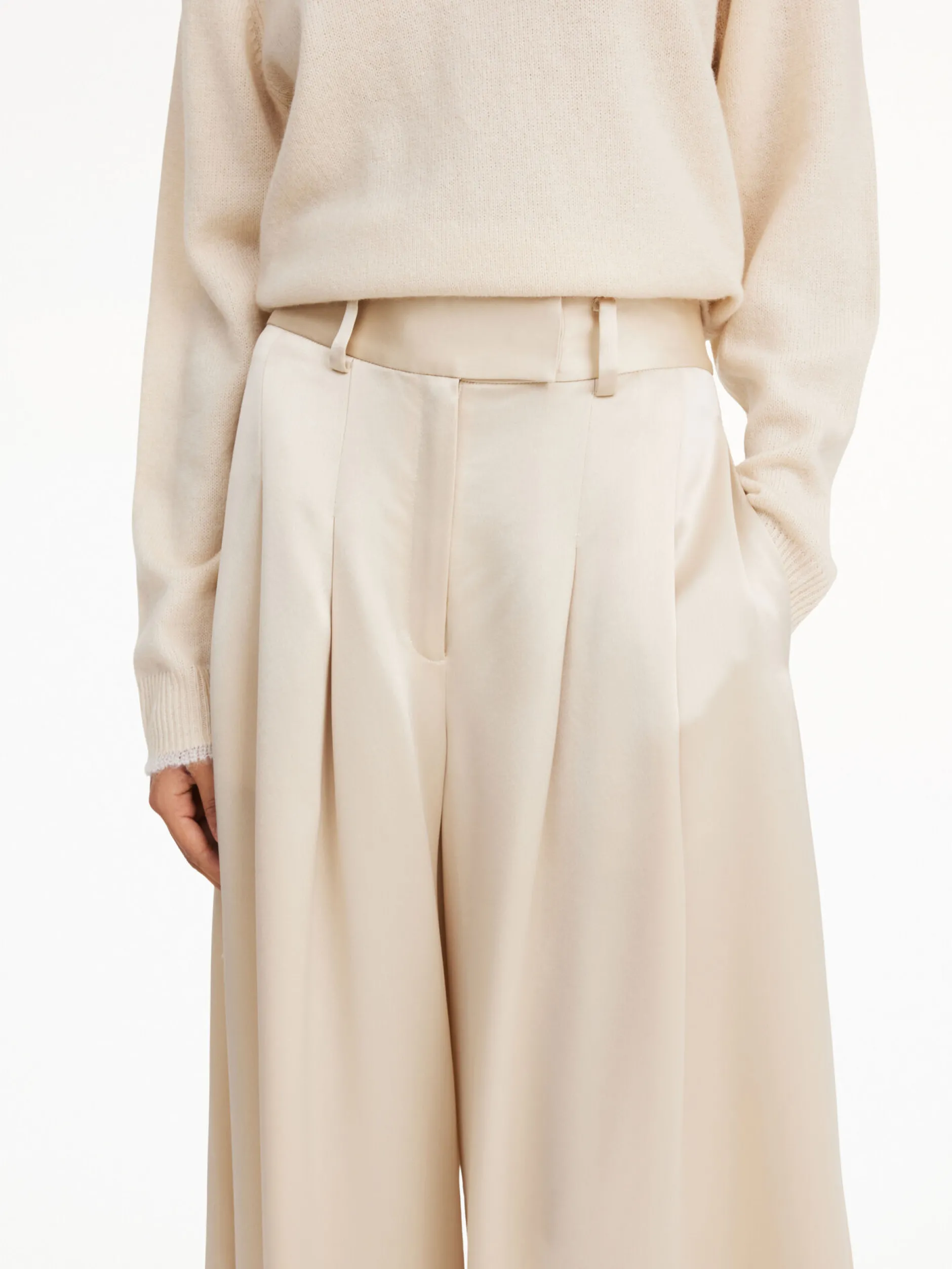 By Malene Birger Dorite Wide-leg Trousers^ Trousers