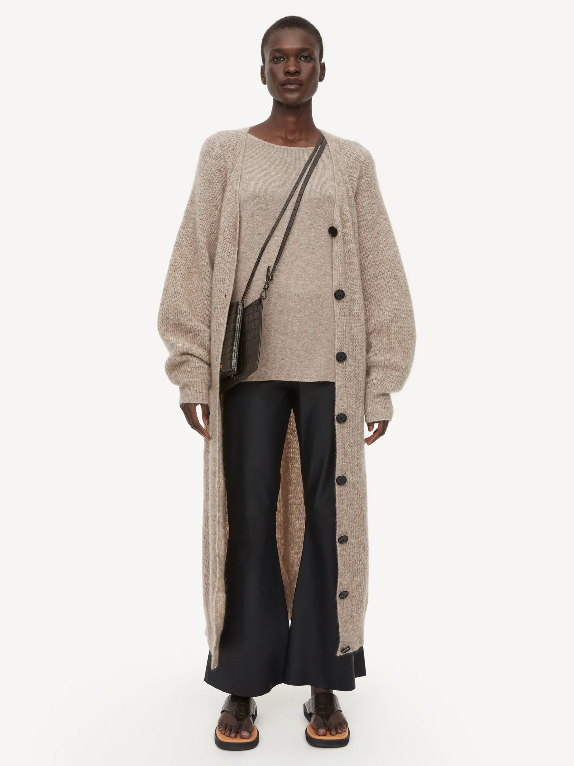 By Malene Birger Evyline Cropped Leather Trousers^ Trousers
