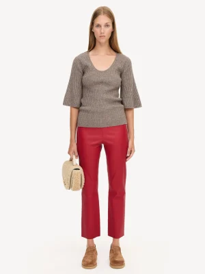 By Malene Birger Florentina Leather Trousers^ Trousers