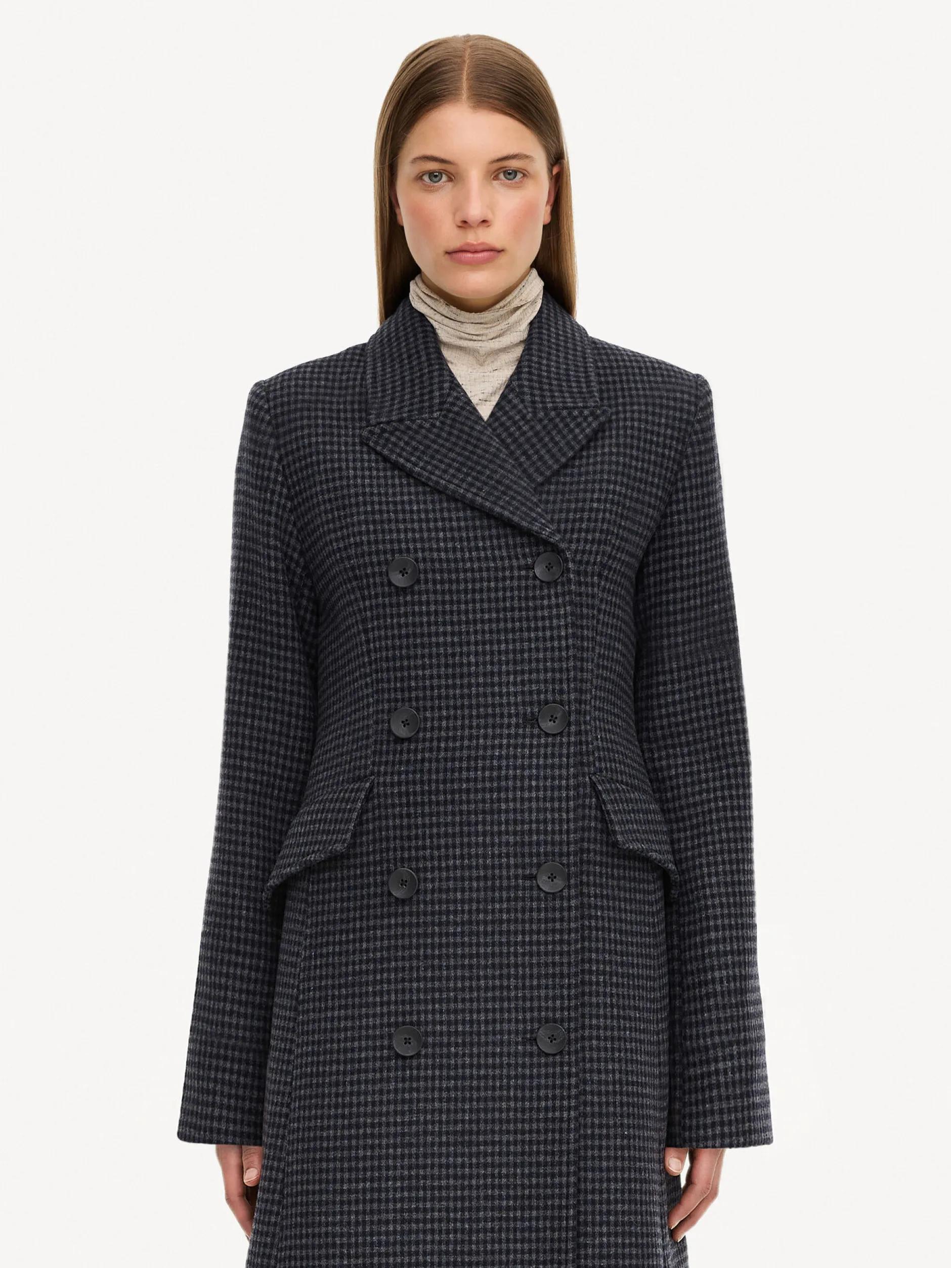 By Malene Birger Gardeniia Checked Coat^ Coats & Jackets