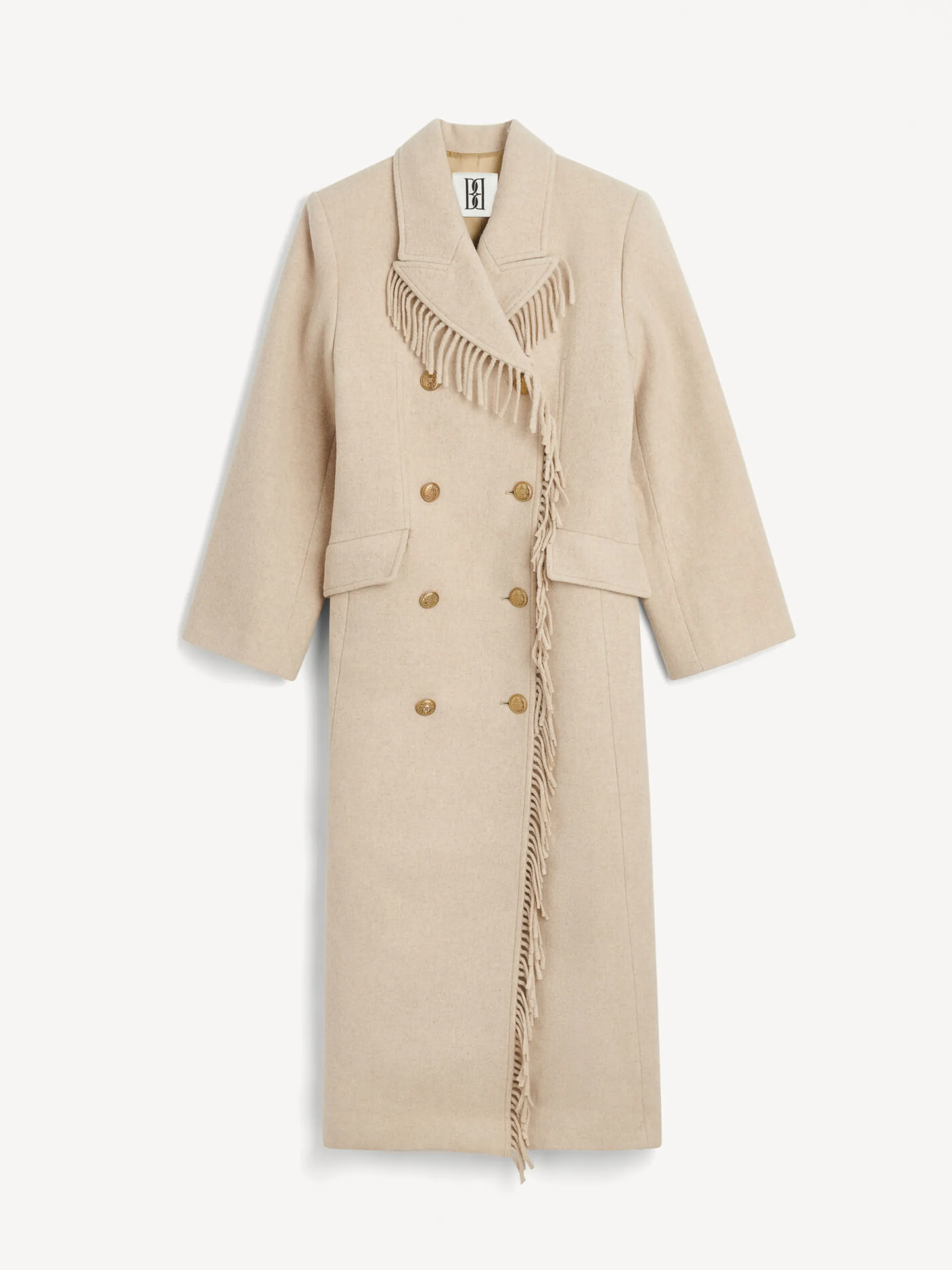 By Malene Birger Gardeniia Fringed Coat^ Coats & Jackets