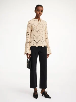 By Malene Birger Gwenevere Crochet Shirt^ Knitwear