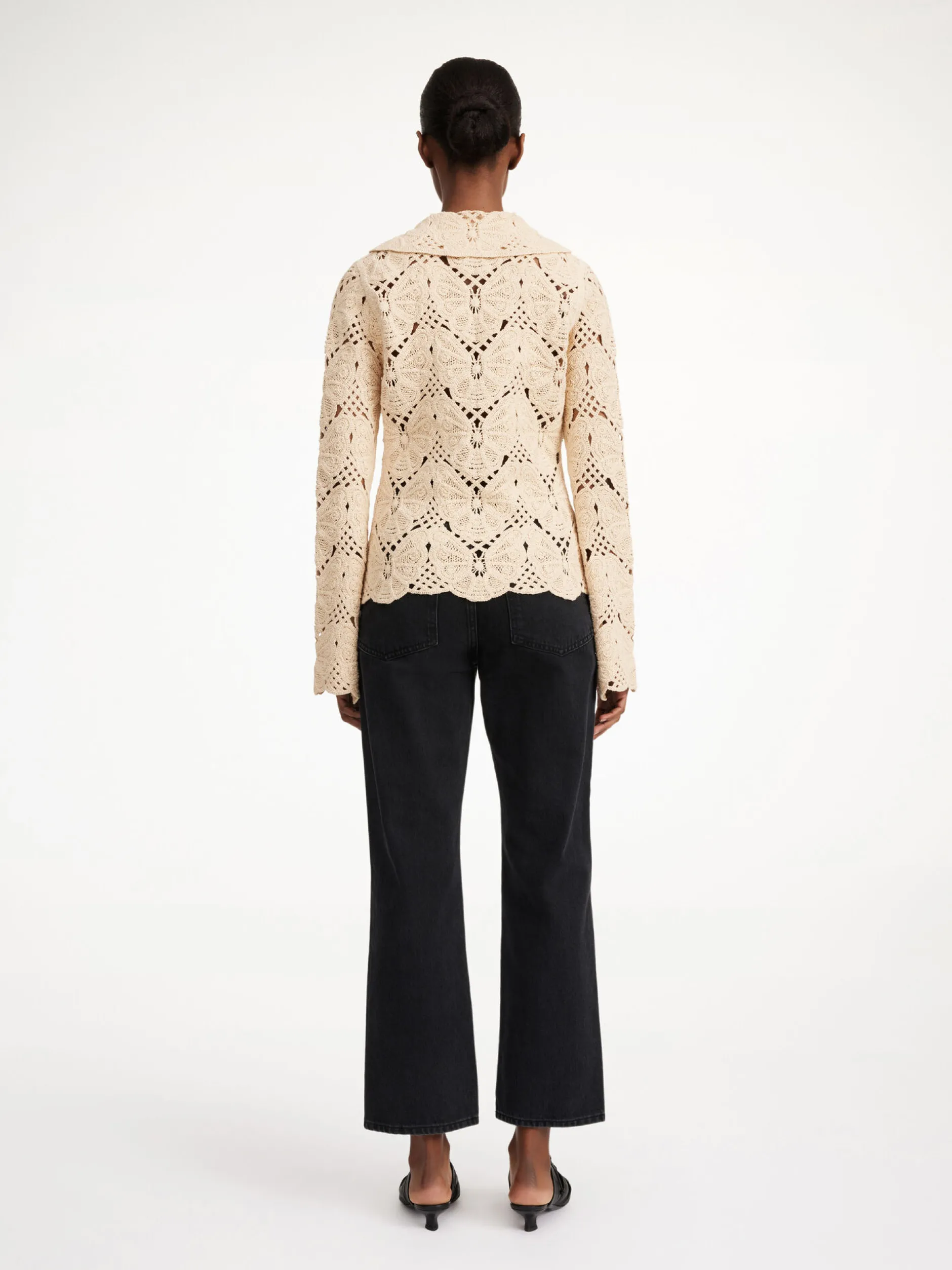 By Malene Birger Gwenevere Crochet Shirt^ Knitwear