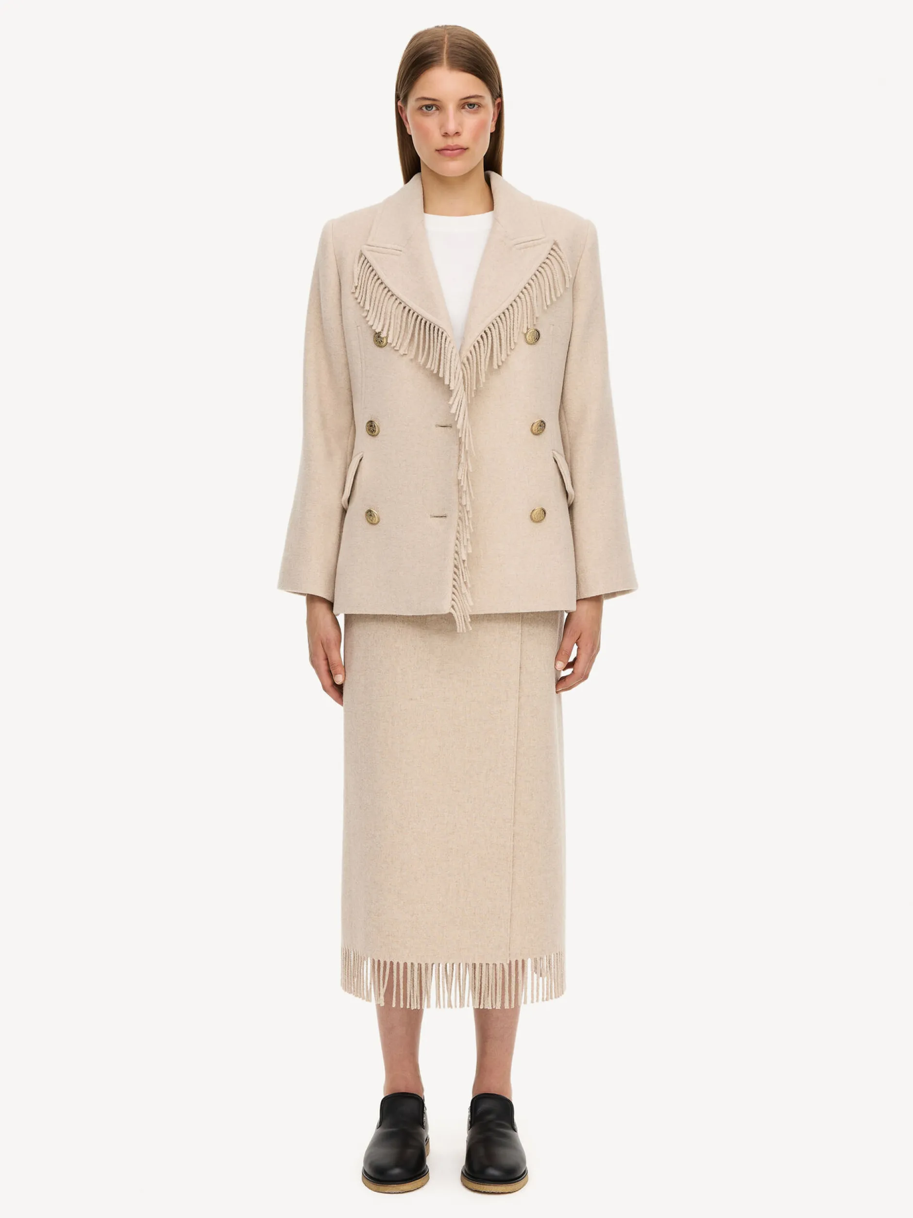 By Malene Birger Iggie Fringed Blazer^ Blazers