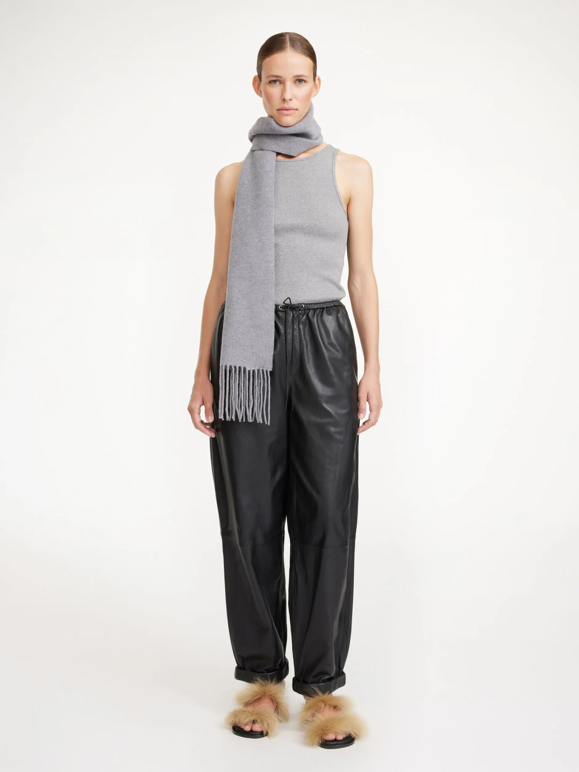 By Malene Birger Joanni Leather Trousers^ Trousers