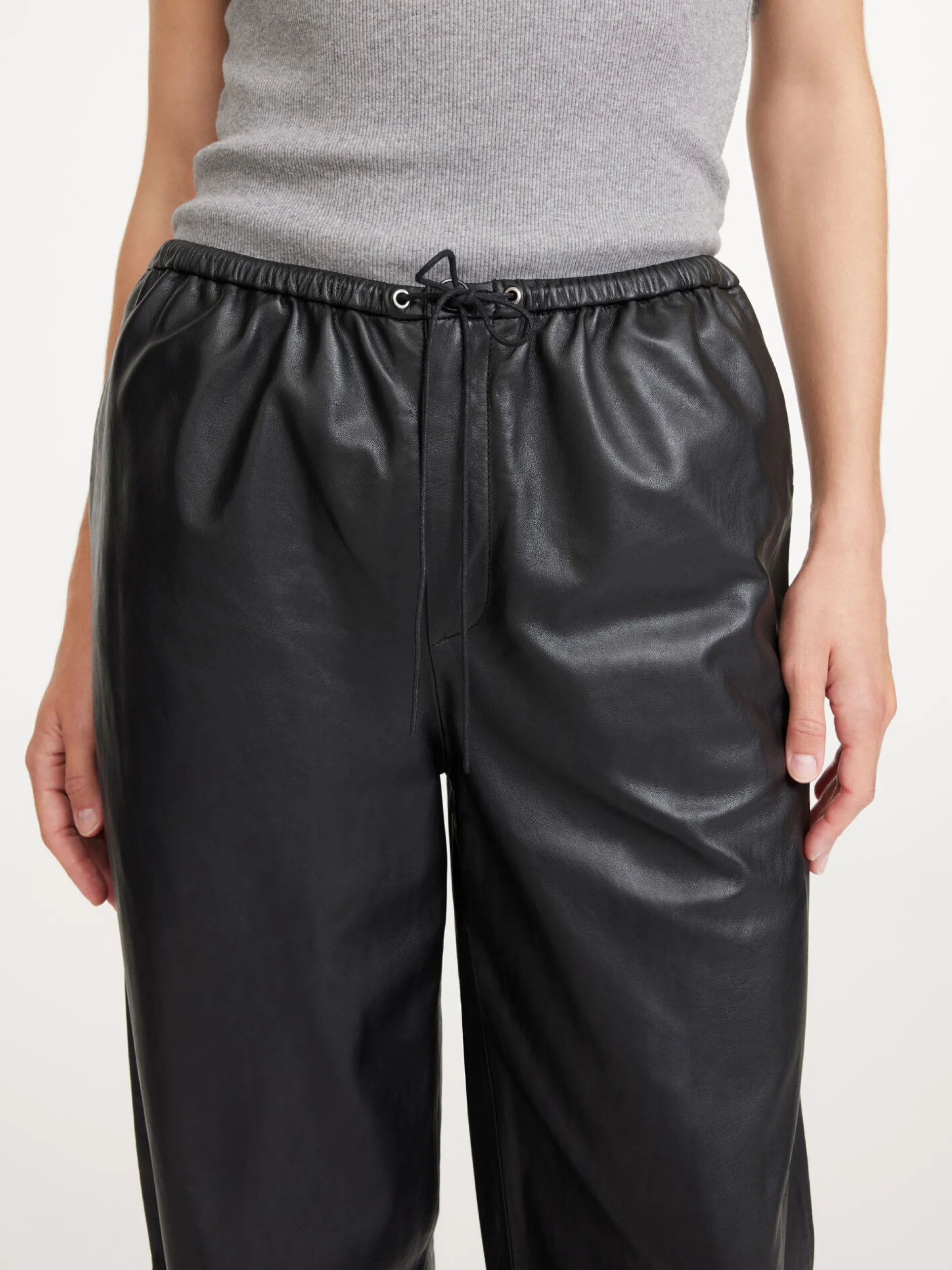 By Malene Birger Joanni Leather Trousers^ Trousers