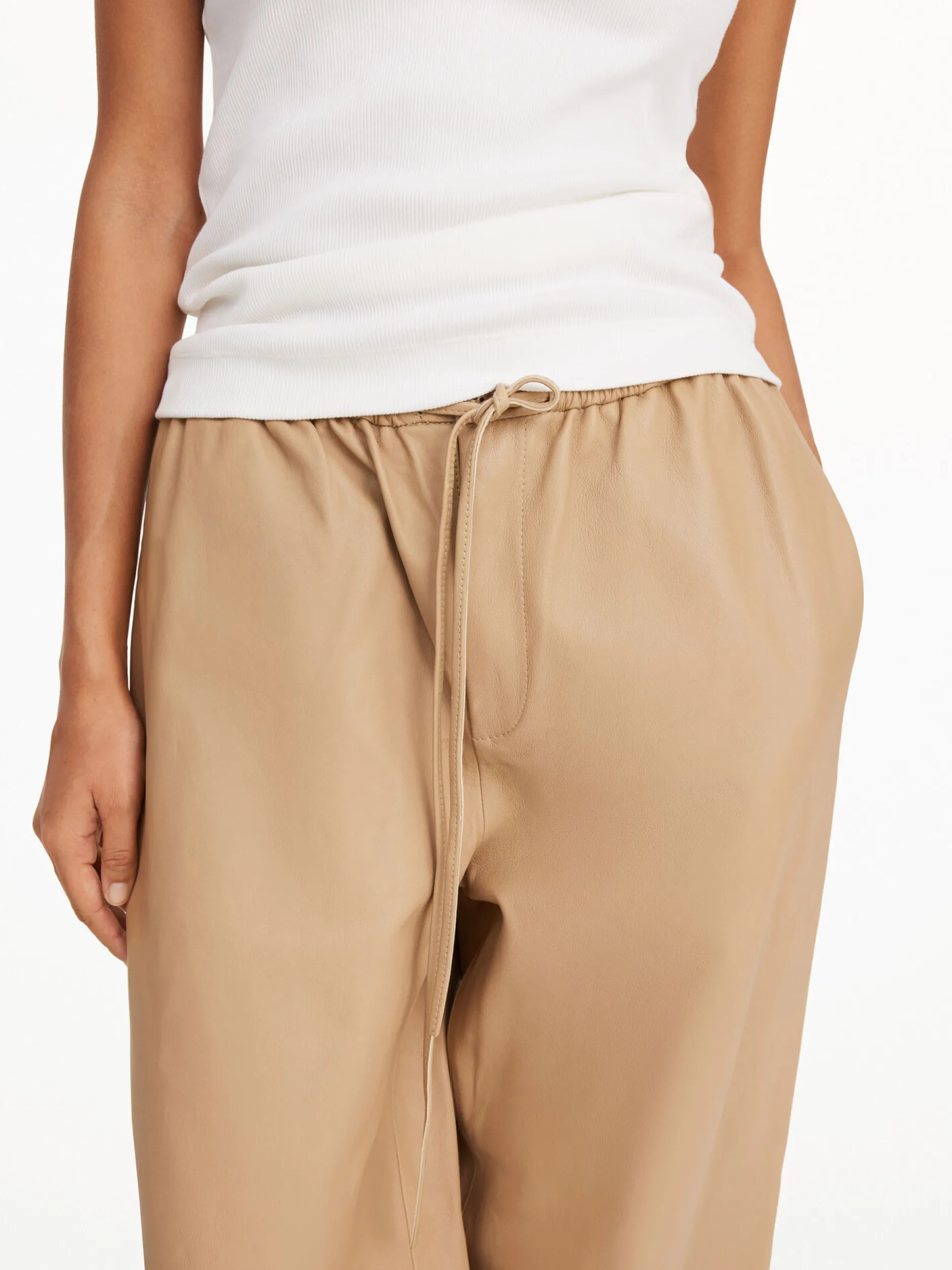 By Malene Birger Joanni Leather Trousers^ Trousers