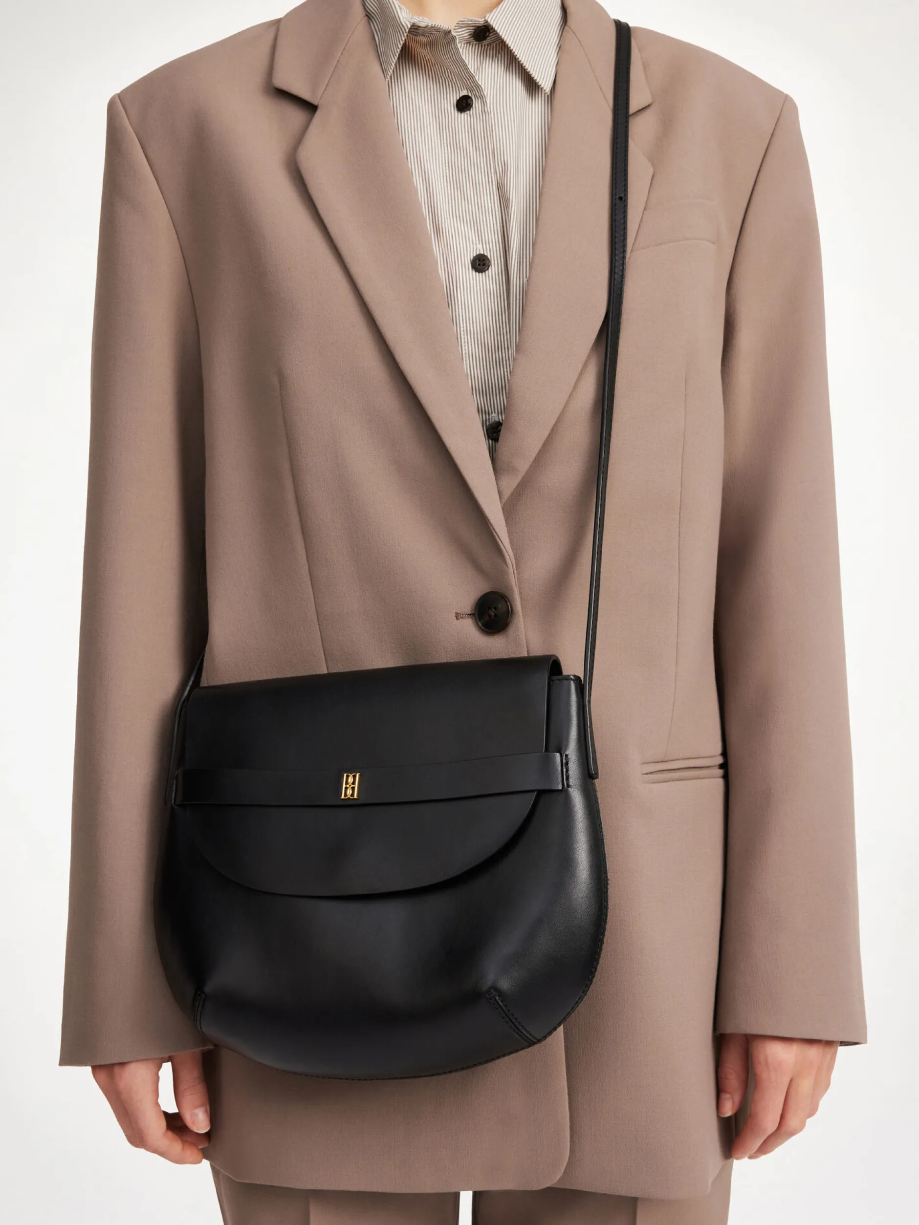 By Malene Birger Maellon Leather Shoulder Bag^ Bags
