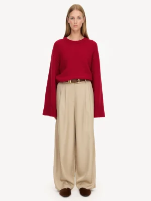 By Malene Birger Piscali Mid-waist Trousers^ Trousers