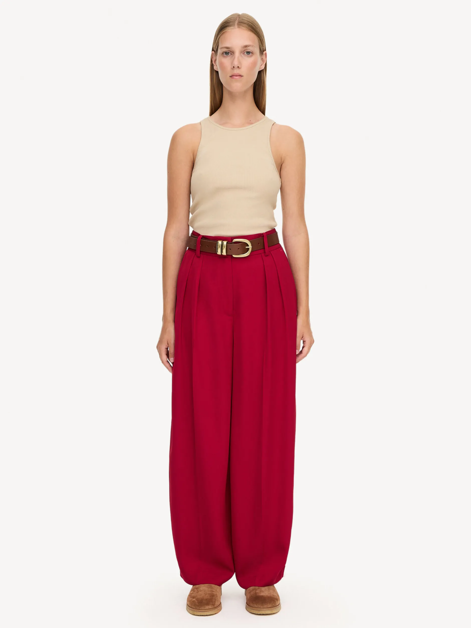 By Malene Birger Piscali Mid-waist Trousers^ Trousers