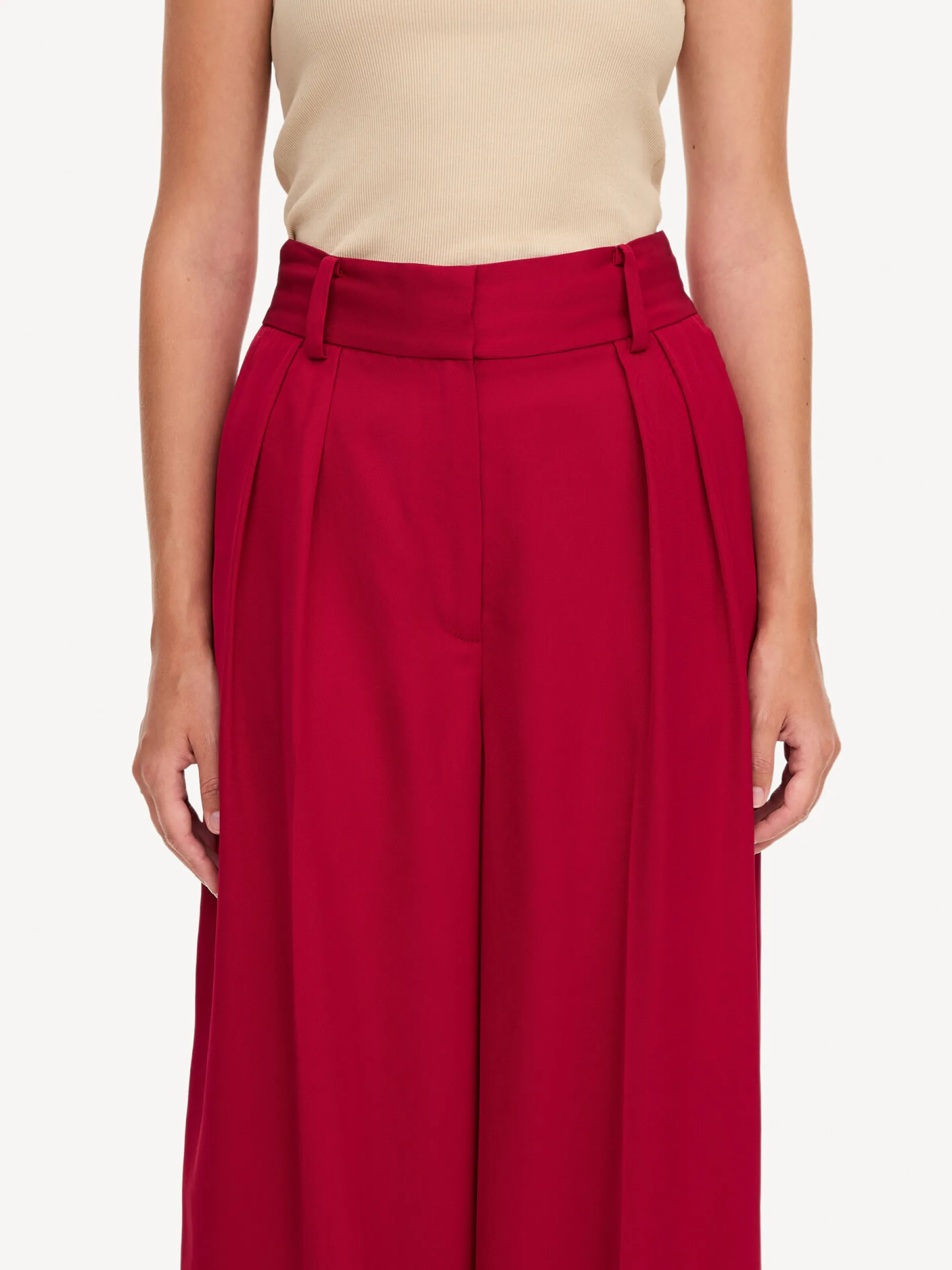 By Malene Birger Piscali Mid-waist Trousers^ Trousers