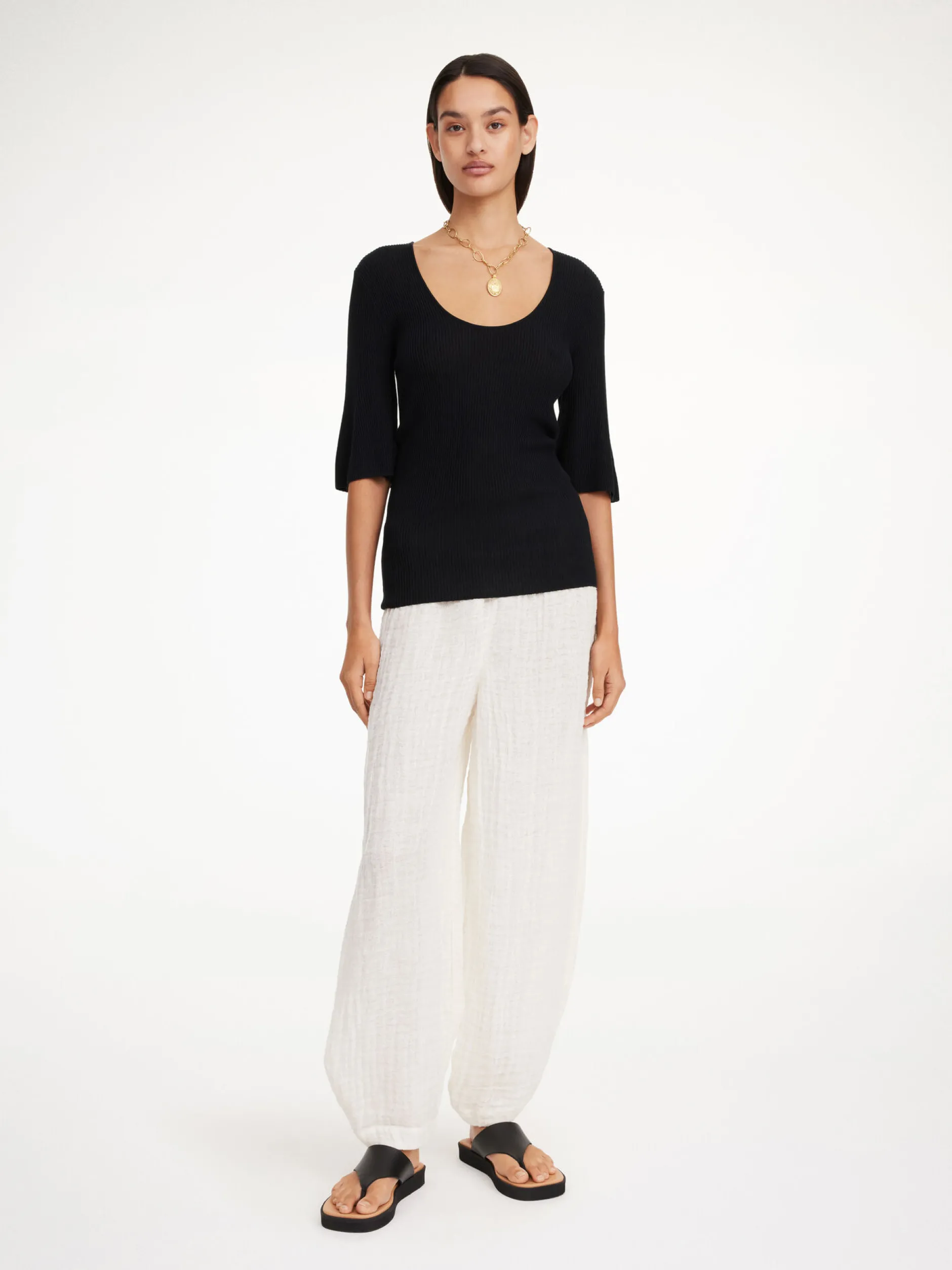 By Malene Birger Remona Ribbed-knit Top^ Knitwear