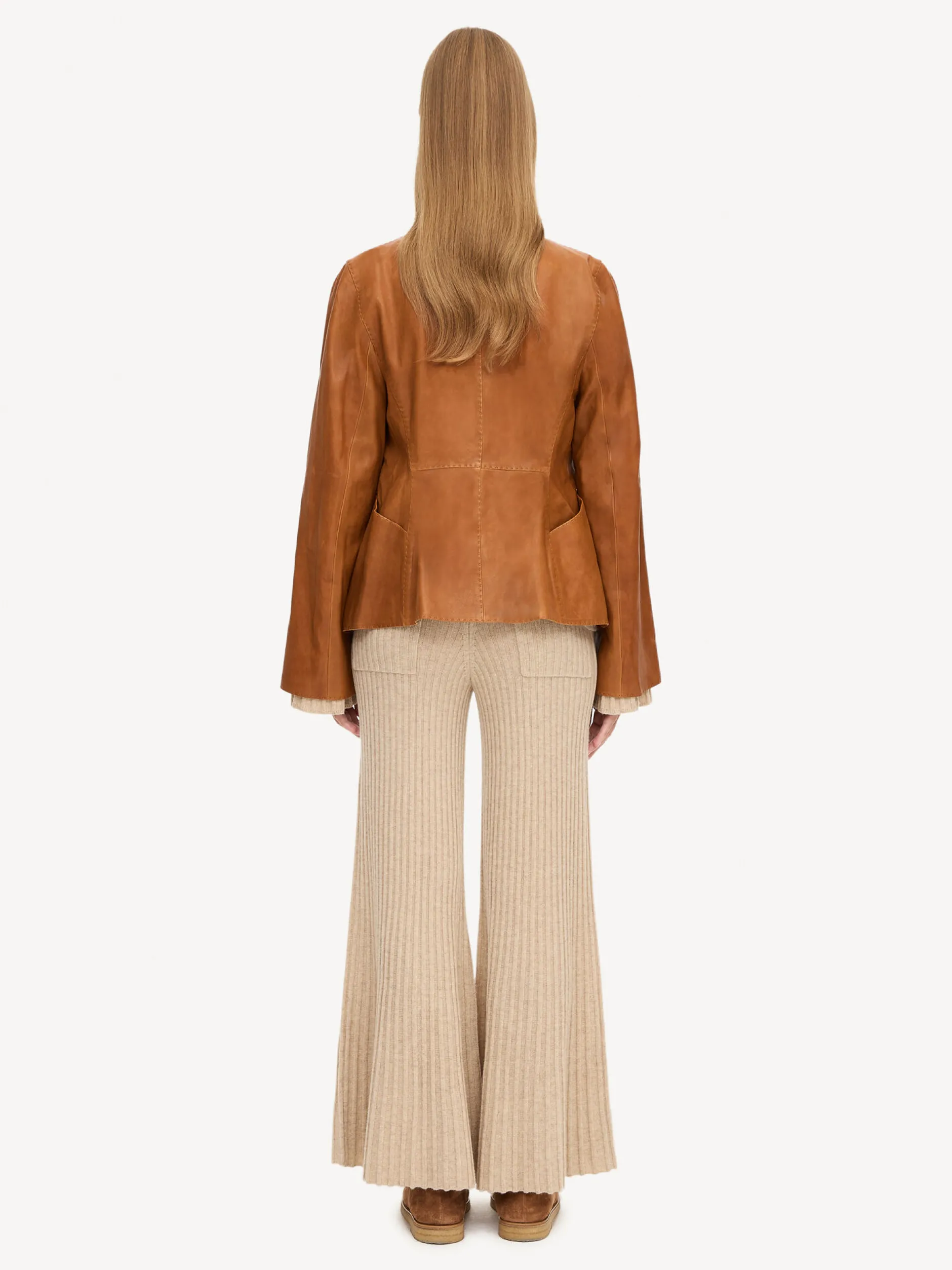 By Malene Birger Selmas Cropped Leather Jacket^ Blazers
