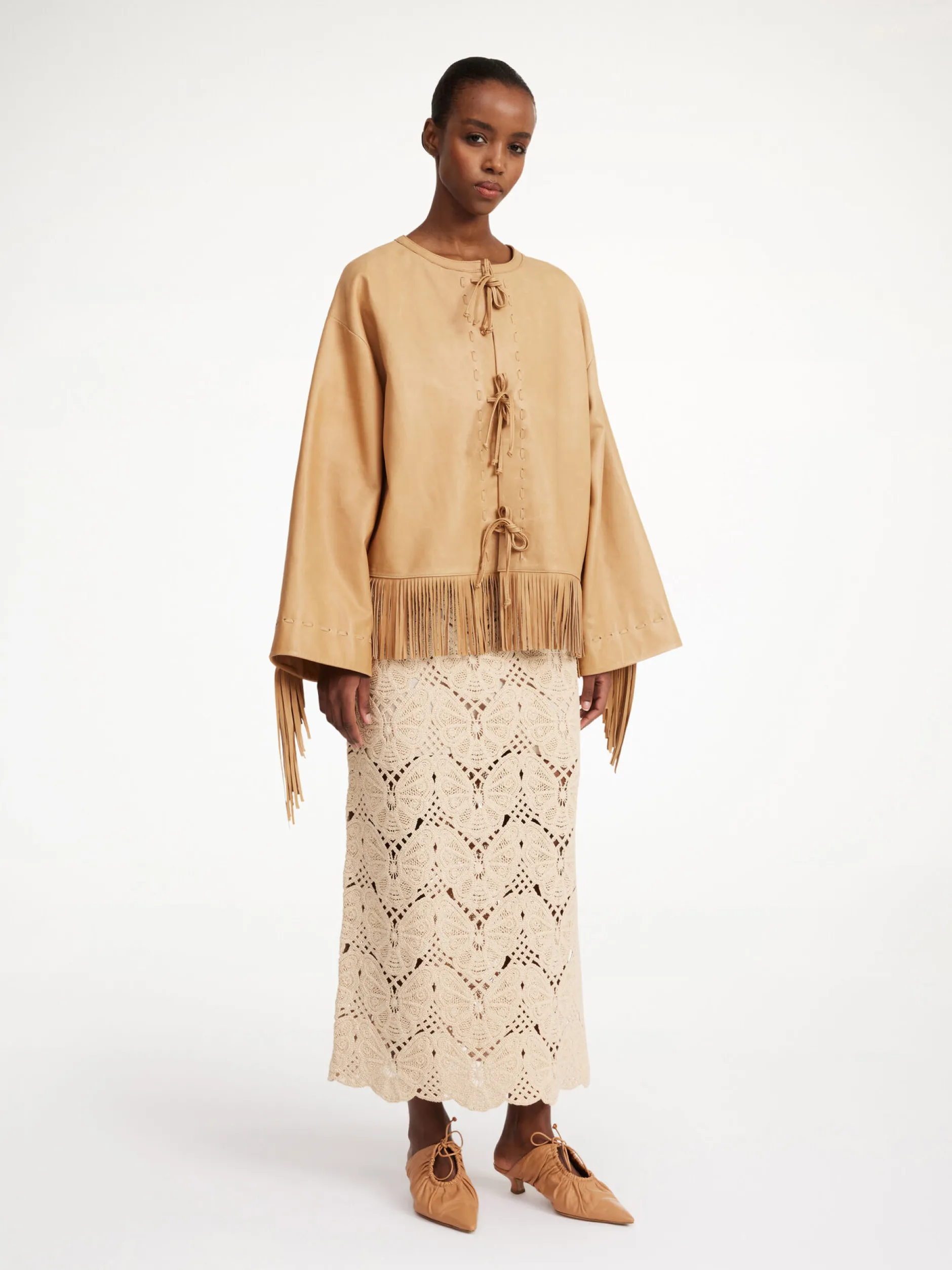 By Malene Birger Zoena Leather Jacket^ Coats & Jackets